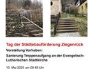 20250403 Plakat Ziegenrück Vorstellung Sanierung Treppenaufgang